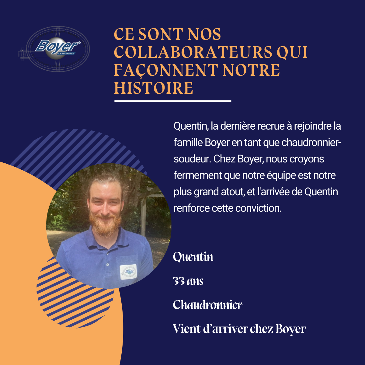 notre nouveau chaudronnier chez Boyer
